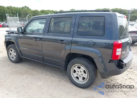 2016 Jeep Patriot Sport from USA, damaged, VIN 1C4NJRBBXGD521381